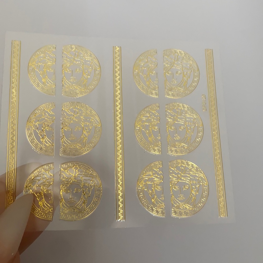 DESIGNER GOLD NAIL STICKERS - Picture 2 of 4